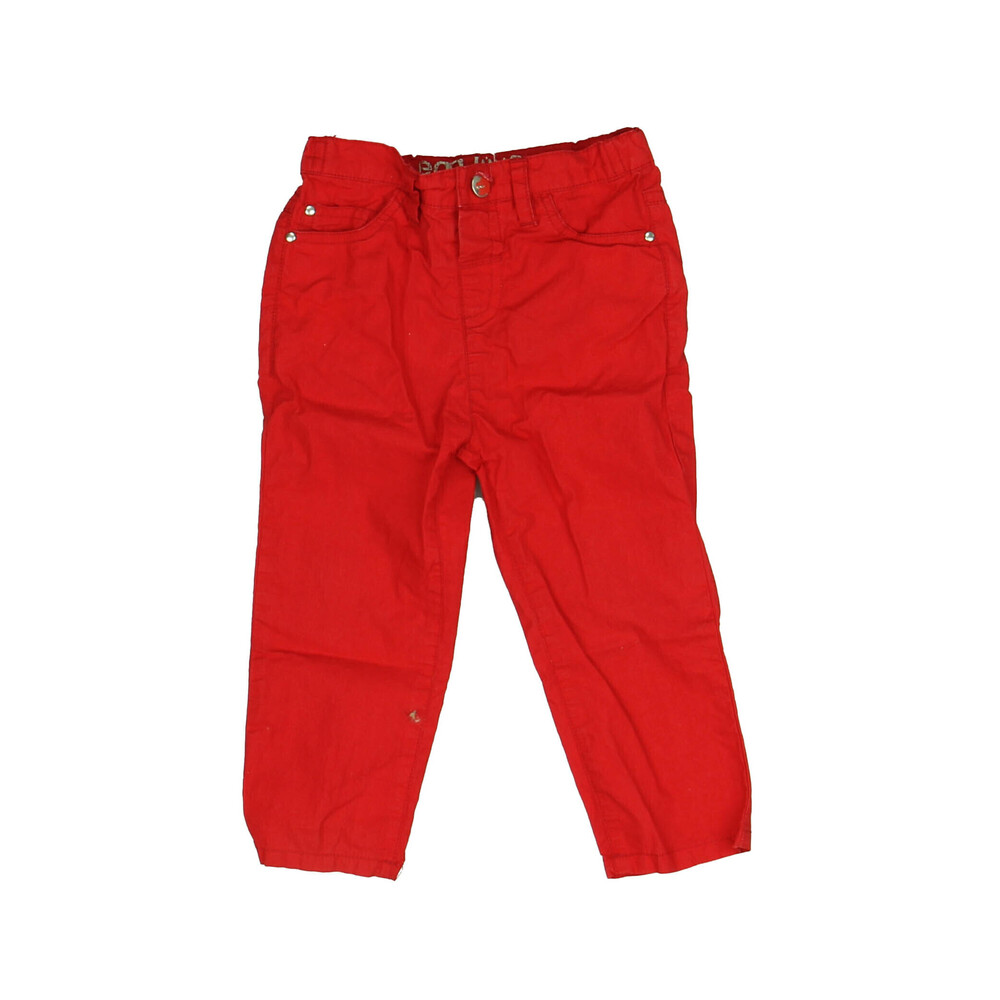 Egg Unisex Red Pants size: 18 Months